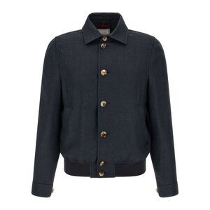 Brunello Cucinelli Men Linen Blend Jacket